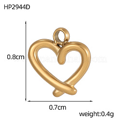 Подвески из нержавеющей стали 304&nbsp;STAS-OY007-25G