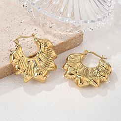 Серьги-кольца из нержавеющей стали 304&nbsp;EJEW-V016-11G-01