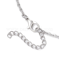 Ручная работа цветочные узоры фарфор керамические бусины чайник кулон ожерелья NJEW-JN05257