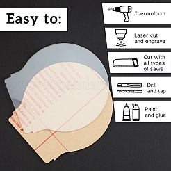Акриловая прозрачная нажимная пластина OACR-BC0001-08B