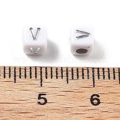 Непрозрачные акриловые бусины&nbsp;OACR-D282-06V