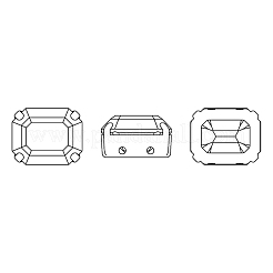 Пришивные чашки preciosa® maxima crystal&nbsp;Y-PRC-SC8-00030-200-S