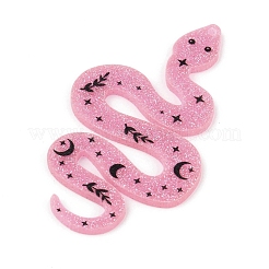 Непрозрачные печатные акриловые подвески&nbsp;LS-OACR-R007-01C