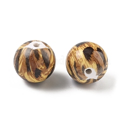 Печать непрозрачных акриловых бусин&nbsp;OACR-Z035-03