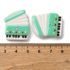 Непрозрачные кабошоны из смолы на музыкальную тему&nbsp;LS-CRES-Z010-02F