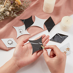 8 шт. 4-х стильные подставки для колец из ПВХ RDIS-GA0001-01