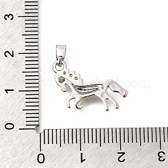Pendenti in ottone con zirconi chiari&nbsp;KK-B187-23P