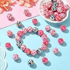 50 шт. акриловые бусины с УФ-покрытием&nbsp;MACR-CJ0001-99