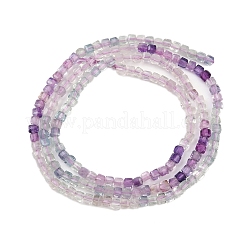Природного флюорита бисер нитей G-P457-B01-55