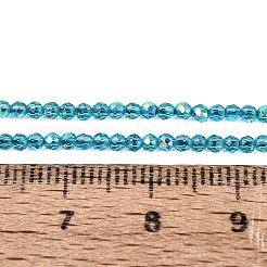 Abalorios de vidrio transparente hebras&nbsp;EGLA-N028-01A-A05