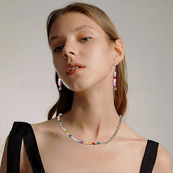 550шт прозрачные стеклянные бусины с кракле CCG-PH0001-06