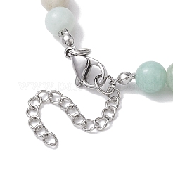 Ожерелья из смешанных драгоценных камней и жемчуга NJEW-JN04790