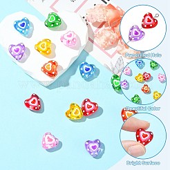 14шт 7 вида стеклянных бусин LAMP-CJ0002-50