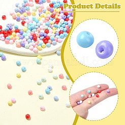 180 г 12 цвета 6/0 непрозрачных стеклянных бусин с краской для выпечки&nbsp;SEED-CJ0001-23