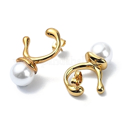 Серьги-гвоздики с ионным покрытием (ip) из нержавеющей стали 304 EJEW-G375-06G