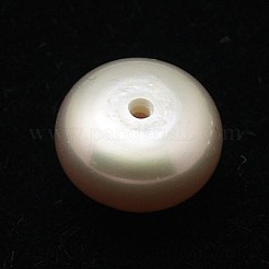 グレードAAA天然養殖淡水パールビーズ  片穴  半円  パープル  5.5~6x4~4.5mm  穴：1mm&nbsp;PEAR-D001-5.5-6-3AAA