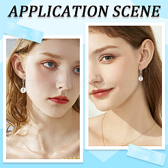 40 шт. фурнитура для сережек из нержавеющей стали 304 STAS-SC0006-49