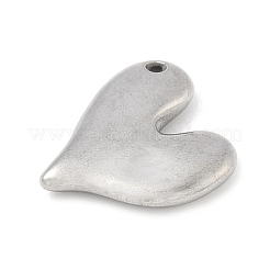 Подвески в форме сердца из нержавеющей стали 304 STAS-R162-01P-03