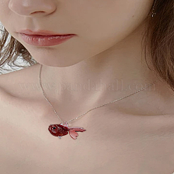 4шт 2 цвета подвески из полупрозрачной смолы&nbsp;FIND-LP0009-93B