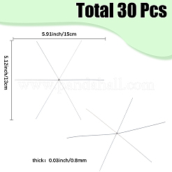 30 шт. рождественские снежинки из железной проволоки&nbsp;IFIN-SC0001-98B