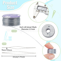 2 рулон ниток для бисероплетения из полиэстера со специальным покрытием OCOR-NB0002-06C