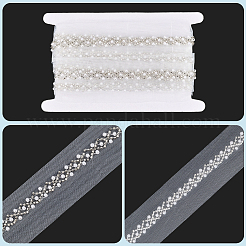 Ruban de dentelle en polyester de 4 mètre&nbsp;SRIB-GF0001-73B-02