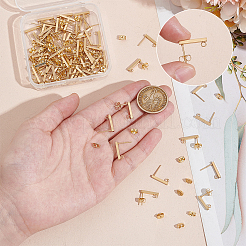 80 шт. фурнитура для сережек-гвоздиков из нержавеющей стали 304 STAS-UN0059-18