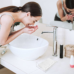 1 пакет акриловых салфеток коробка для хранения&nbsp;DIY-GL0006-18