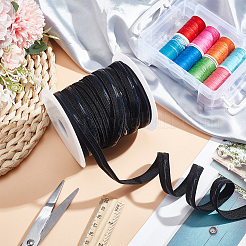 20 ярд плоская полиэфирная нескользящая резинка OCOR-WH0082-72A