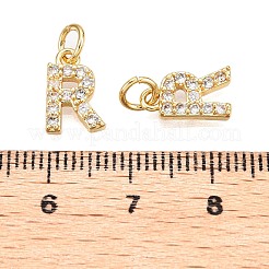 Латунные микропаве прозрачные кубические циркониевые подвески KK-ZX025-07R