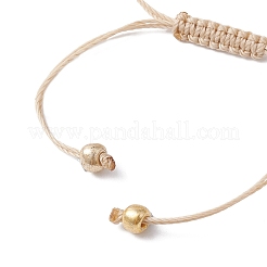 Браслет из синтетических бирюзовых бусин с натуральными смешанными бусинами из ракушек каури&nbsp;AJEW-AN00577-01