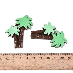 Кабошоны из непрозрачной смолы кокосовой пальмы CRES-T025-34