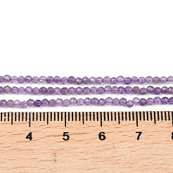 Природный аметист нитей бисера&nbsp;G-B171-C02-2mm