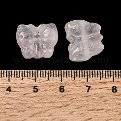 Резные бусины из натурального розового кварца G-L636-B07-01