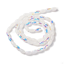 Нити бусин с цветным гальваническим покрытием ab&nbsp;EGLA-H104-04D