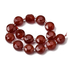 Fili di perle di corniola naturale (tinti e riscaldati).&nbsp;G-D105-A08