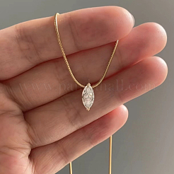 Женское ожерелье-цепочка с латунным паве из кубических цирконий&nbsp;TP6925