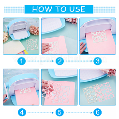 Globeland 2 шт. 2 стиля трафареты для трафаретов из углеродистой стали DIY-DM0004-09