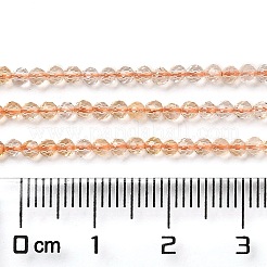 Природный цитрин бисер нитей G-Q002-B04-01