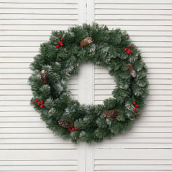 2шт железные рамки для венков&nbsp;DIY-CP0013-24B