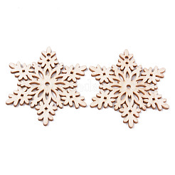 Неокрашенные натуральные деревянные большие подвески WOOD-R271-M