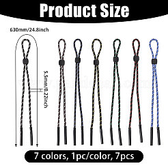 7 Stück Brillenband aus Nylon in 7 Farben&nbsp;AJEW-CA0005-24