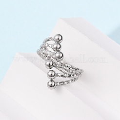 Кольца-манжеты из нержавеющей стали 304 для женщин RJEW-B136-02P