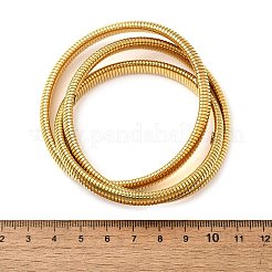 Растягивающиеся браслеты из нержавеющей стали 304&nbsp;BJEW-A031-01A-G