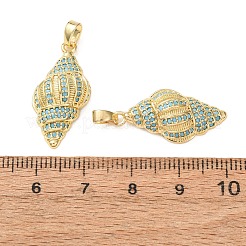 Colgante micropavé cubic zirconia de latón&nbsp;CU-CBADD64-02G