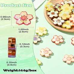 30 шт. Непрозрачные акриловые бусины&nbsp;MACR-CJ0002-19