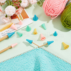 120 шт. 8 протектора для кончиков спиц из синтетического каучука DIY-NB0010-19