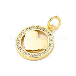 Латунные микро проложить кубического циркония подвески&nbsp;KK-D325-60G-02