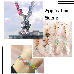 220шт 22 стиля прозрачные окрашенные распылением стеклянные бусины GLAA-CW0001-02