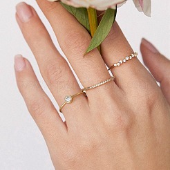 925 тонкое серебряное кольцо на палец&nbsp;RJEW-C064-04C-G